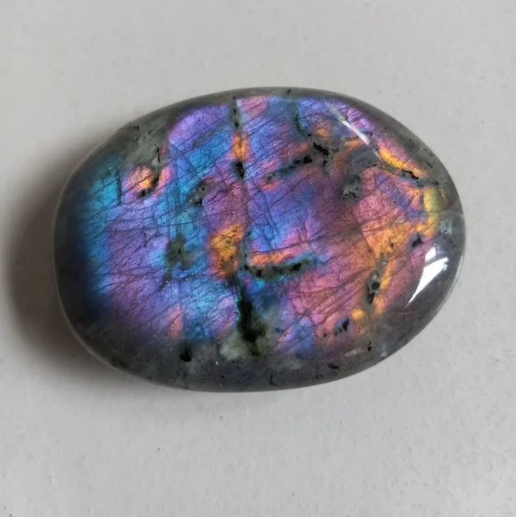 Magical Sunset Flash Labradorite Palmstone!!!!! - Picture 1 of 12